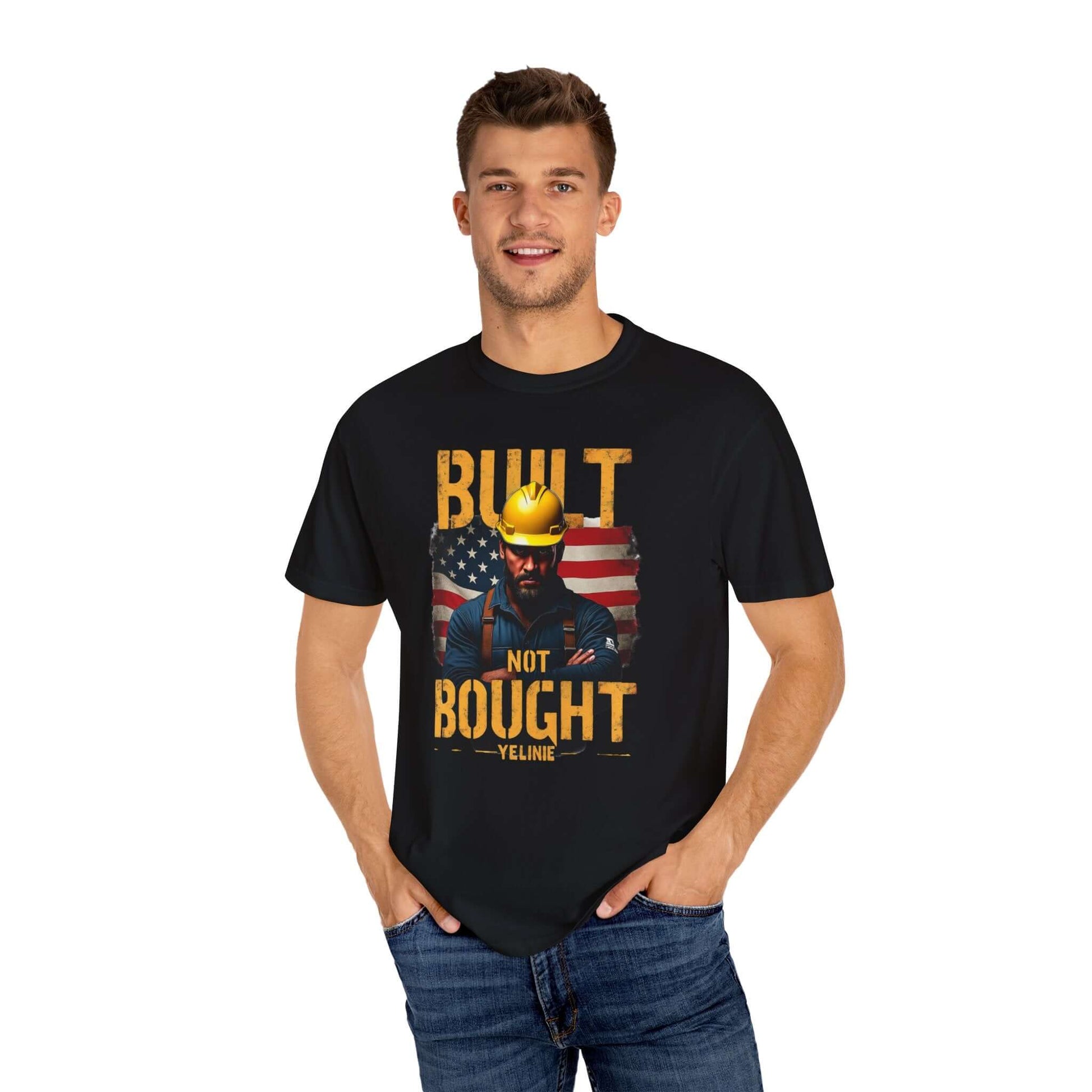 Camiseta Construido No Comprado