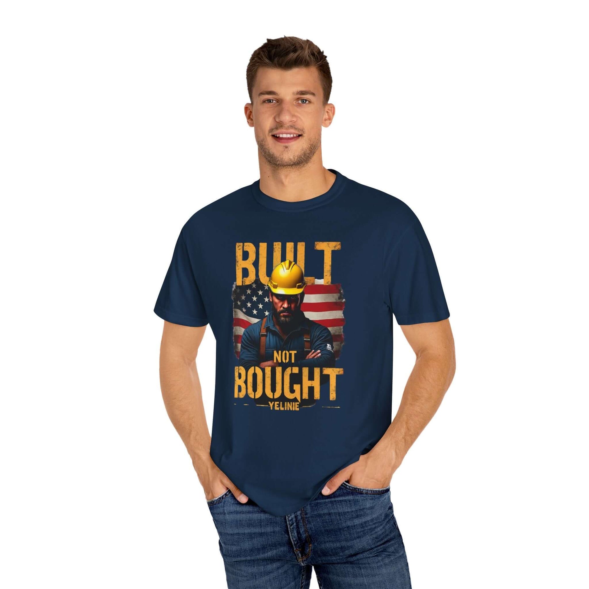 Camiseta Construido No Comprado